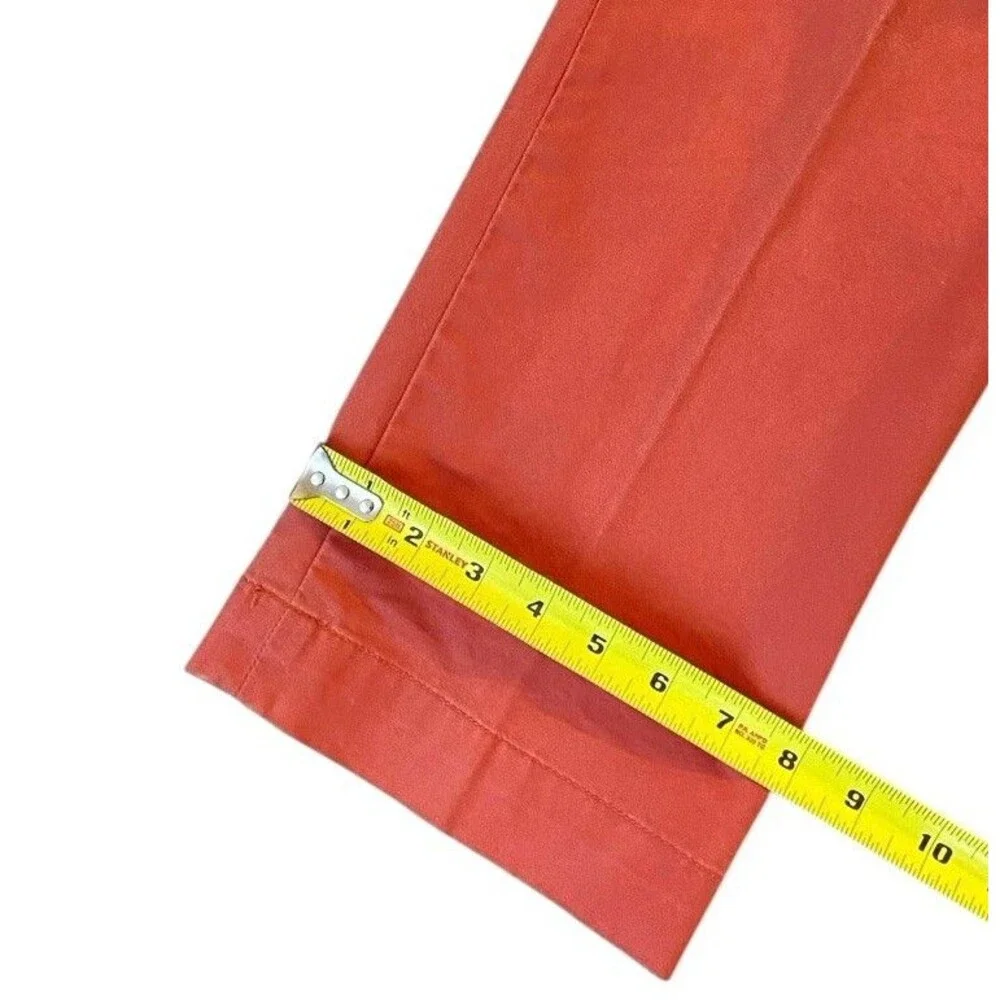 Polo Ralph Lauren Classic Fit Pants 34x32 Coral Red Flawed Stretch Cotton Preppy